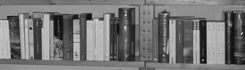 Foto: Ausschnitt aus einem gut sortierten Bücherregal